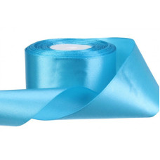 Атласная лента для рукоделия АБ-114, 0,6 см x 23 м, Голубой