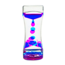 Песочные часы XX-3(Pink) розовый, с гелевой жидкостью, 13,5 см