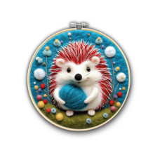 Набор для валяния картины из шерсти 