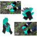 Перчатки садовые с когтями Garden Gloves для сада и огорода
