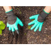 Перчатки садовые с когтями Garden Gloves для сада и огорода