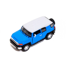 Детская железная машинка TOYOTA FJ CRUISER КТ5343, инерционная (Синий)