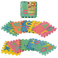 Коврик Мозаика EVA, алфавит, M 2736 Коврик Мозаика EVA, алфавит, M 2736