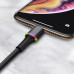 Кабель Baseus Halo Data Lightning 2.4A 1 м (CALGH-B01) Чёрный Оригинал