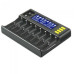 Зарядное устройство для Liitokala Lii-S8, 8 каналов, Ni-Mh/Li-ion/LiFePo4, 220V/12V, LED+LCD