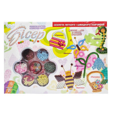 Набор бисера для творчества Б6-1...4 крупный бисер (Пчелка)