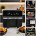 Двухкамерная аэрофритюрница Skyberg SB-317 10 л 4800 Вт 2 корзины, сенсорное управление Двухкамерная аэрофритюрница Skyberg SB-317 10 л 4800 Вт 2 корзины, сенсорное управление
