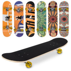 Скейт 79,5-19,5 см , алюм, підвіска, ПУ, світло, 7 шарів, дошка наждак, MS 0321-5