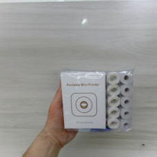 Портативный термопринтер "Mini Printer" (бумага и фломастеры в комплекте), синий