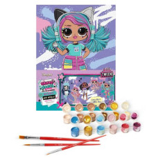 Картина по номерам "Tweens LOL Skate Dance Emma Emo" 30х40 см