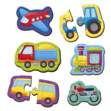 Гра розвиваюча пазли магнітні "Транспорт" Vladi Toys