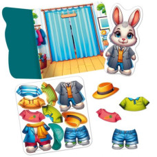 Гра розвиваюча Vladi Toys з липучками "Зайчик" VT1320-04