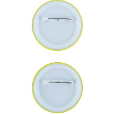 Набор значков светоотражающих, желтые