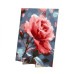 Набор для росписи по номерам 30х40 см "Роза на розе" с деревянной подставкой
