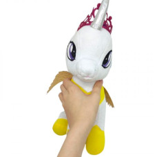 Мягкая игрушка Пони аликорн белая (33см)