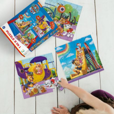 Пазл 3в1 "Щенячий патруль. Игровая площадка"