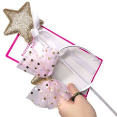 Набор новогодний (обруч с волшебной палочкой) "Звездочка" блестящий