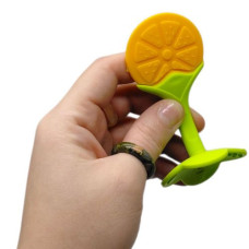 Силіконовий прорізувач Фрукти (ЧЕРВОНИЙ)