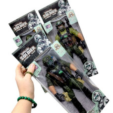 Игровая фигурка "Солдат. JUNGLE WAR", 28 см, ЗЕЛЕНЫЙ (ВИД 3)