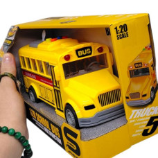 Автобус (инерционный озвученный) со светом, в коробке 24,5x13x10,5 см)