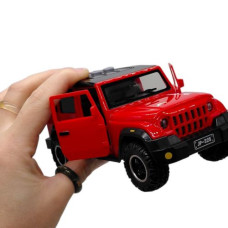 МАШИНА ИНЕРЦИОННАЯ, С ПАРОМ "JEEP WRANGLER SAHARA" (БЕЛЫЙ)