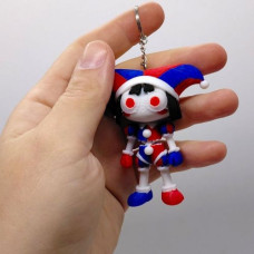 3D Брелоки FLEXI POMNI/ ПОМНИ Цифровой цирк (The Amazing Digital Circus) KEYCHAIN, 3D печать