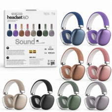 Наушники Bluetooth, встроенный аккумулятор 5.4V, разъем для TF карты, AUX разъем, в коробке (БЕЖЕВЫЙ)