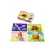 Деревянный детский пазл 4в1 