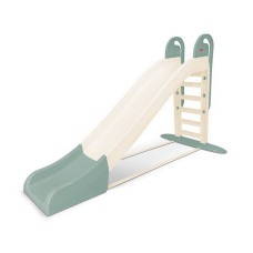 Большая детская горка для катания 014550/23 кремово-мятная, 243 см