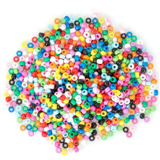 Набор бисера для творчества BS-007 микс цветов, 10 грамм в упаковке