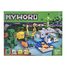 Конструктор детский Майнкрафт Marsh 3129-2 пластик, 106 деталей