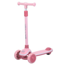 Детский самокат 3-х колесный 5566A-pink, до 25 кг Детский самокат 3-х колесный 5566A-pink, до 25 кг