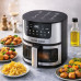 Аэрогриль Silver Crest SC-8855S 8 л 4200 Вт сенсорное управление Hot Air Technology фритюрница без масла