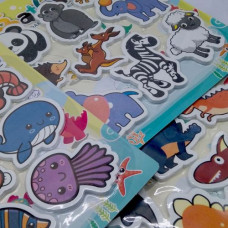 Набор для ванной "Динозавры", 9 фомовых фигурок