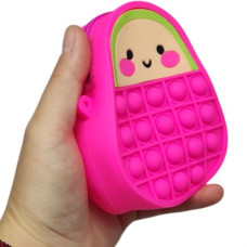 Дитяча сумочка POP IT (силікон) РОЖЕВИЙ Дитяча сумочка POP IT (силікон) РОЖЕВИЙ