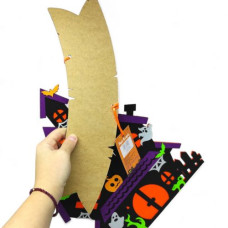 Підвіс з фетру + фанера "Будинок привидів"