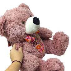 М'яка іграшка "Ведмедик Тедді" 50 см (СІРО-РОЖЕВИЙ) М'яка іграшка "Ведмедик Тедді" 50 см (СІРО-РОЖЕВИЙ)