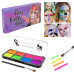 Детский набор аквагрима Cel-2504 палетка, неон, 8 цветов