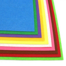 Фетровые листы для рукоделия HQ170-MIX3, 1,2 мм, A4