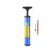 Ручной насос для мячей N41504(Blue) 25 см, игла для накачки и гибкий шланг
