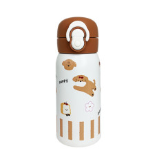 Детский термос-поилка MGZ-0334(Brown) коричневый, 350 мл