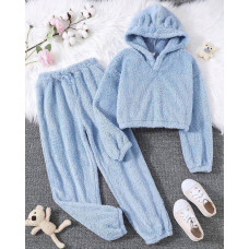 Пижама с двусторонней махры голубой Пижама с двусторонней махры голубой