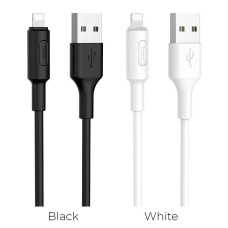 Кабель HOCO X25 iPhone5 Soarer 1м, чорний, 90036-1