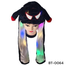 Шапка "ЛЮДИНА ПАВУК", з вушками, мікс кол, в пакете, BT-0064 Шапка "ЛЮДИНА ПАВУК", з вушками, мікс кол, в пакете, BT-0064