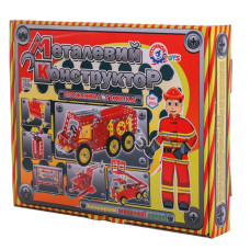 Конструктор металлический "Пожарная техника ", Техно 2056 Конструктор металлический "Пожарная техника ", Техно 2056