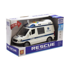 Инерционная интерактивная машинка "Полиция" (белая) Инерционная интерактивная машинка "Полиция" (белая)