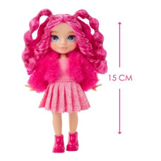 Игровой набор с куклой "Rainbow High серии Littles" - Маджента