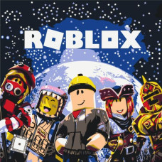 Картина по номерам "ROBLOX / РОБЛОКС" 30х30 см
