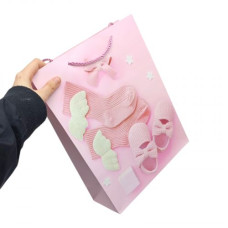 Пакет подарочный 32*26*10 (Розовый) Пакет подарочный 32*26*10 (Розовый)