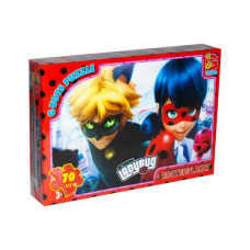 Пазлы "Леди Баг и Супер Кот", 70 элементов